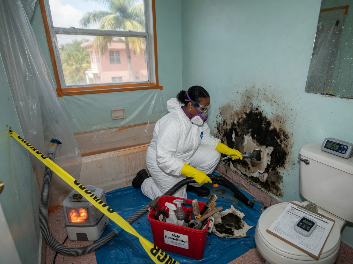 Black Mold Removal in Miami, FL – Schedule a Professional Inspection