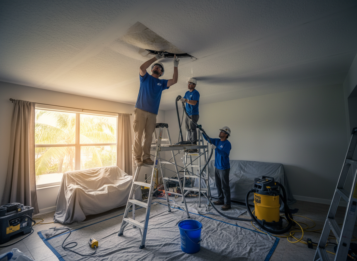 Ceiling Water Damage Repair in Miami, FL – Fix Leaks and Water Stains Fast