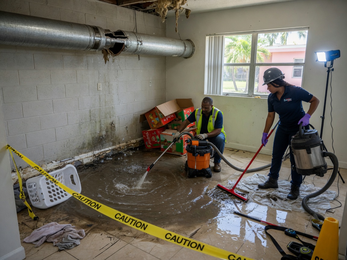 Emergency Pipe Leak Cleanup in Miami Gardens, FL – Get Fast Water Removal
