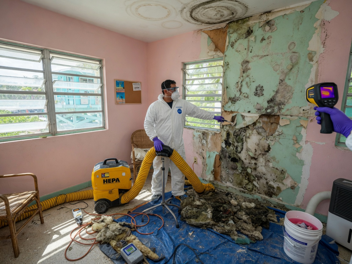 Water Damage Restoration in The Roads, Miami, FL 33129