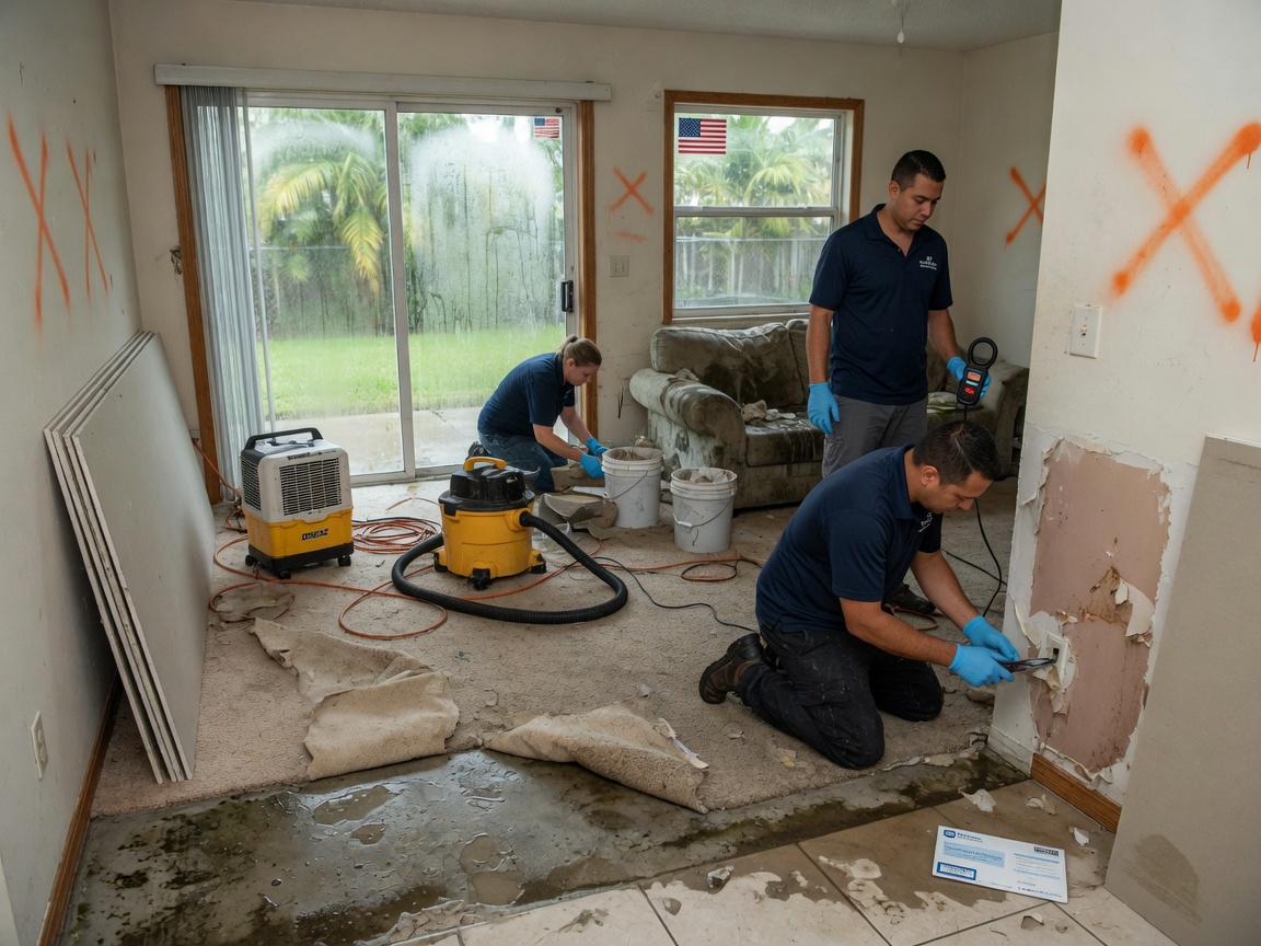 Water Damage Restoration in North Miami Beach, FL 33162