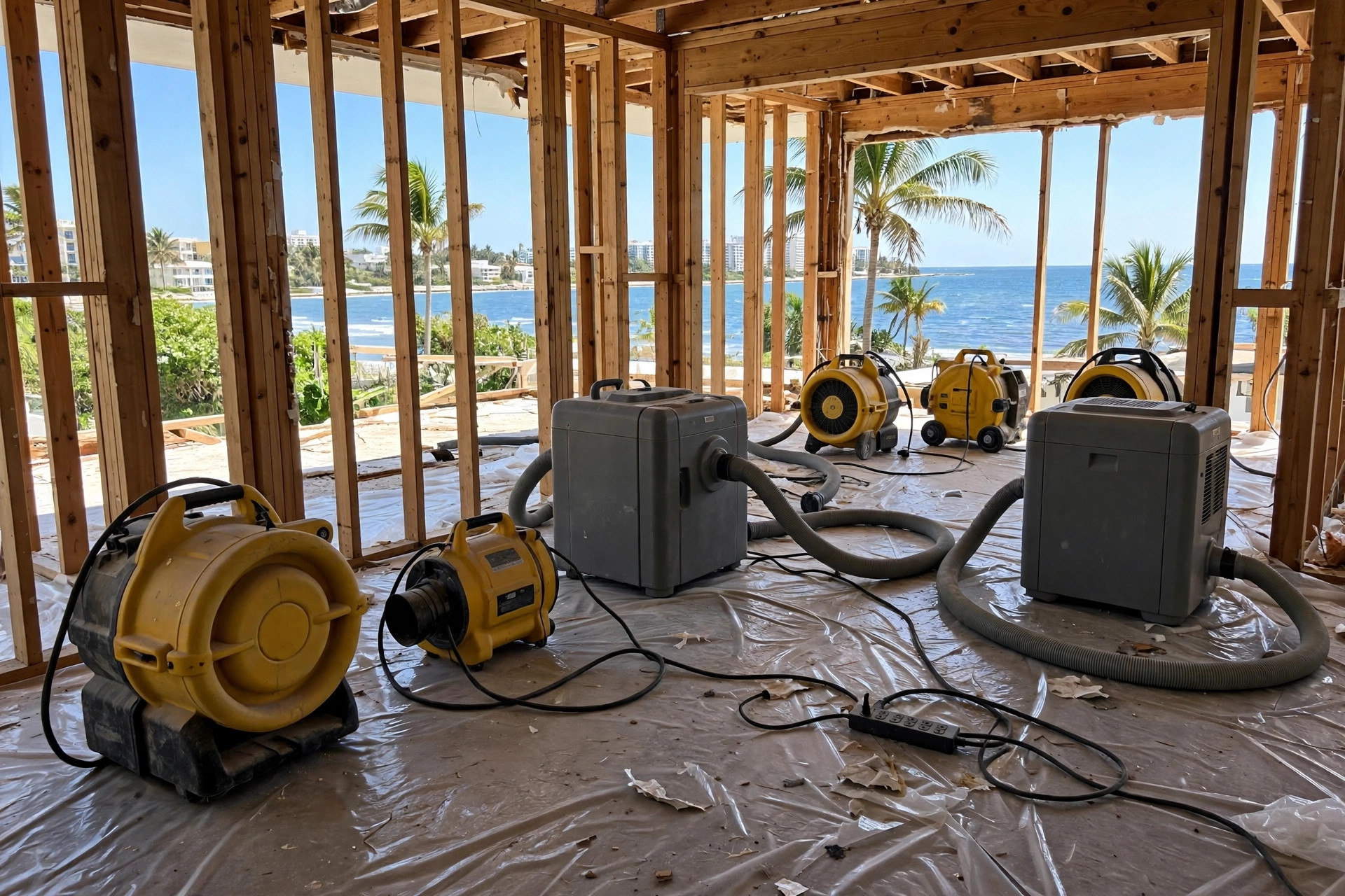 structural drying for coastal miami properties