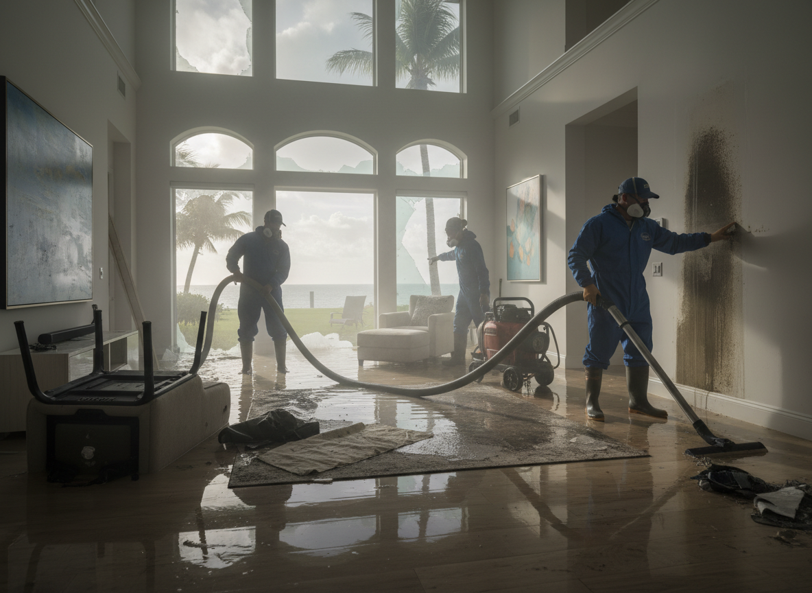 Water Damage Restoration in Key Biscayne, FL – Request Emergency Home Service