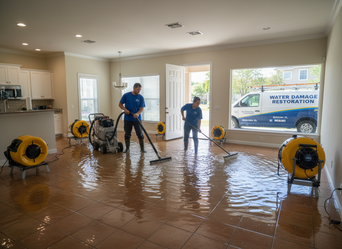 Water Damage Restoration in Fort Lauderdale, FL 33301