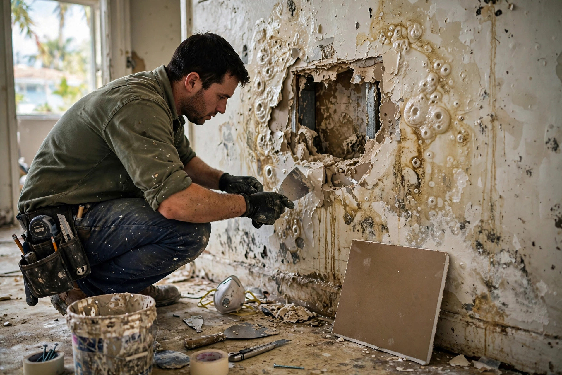 Wet Drywall Repair in Miami, Florida – Prevent Costly Water Damage
