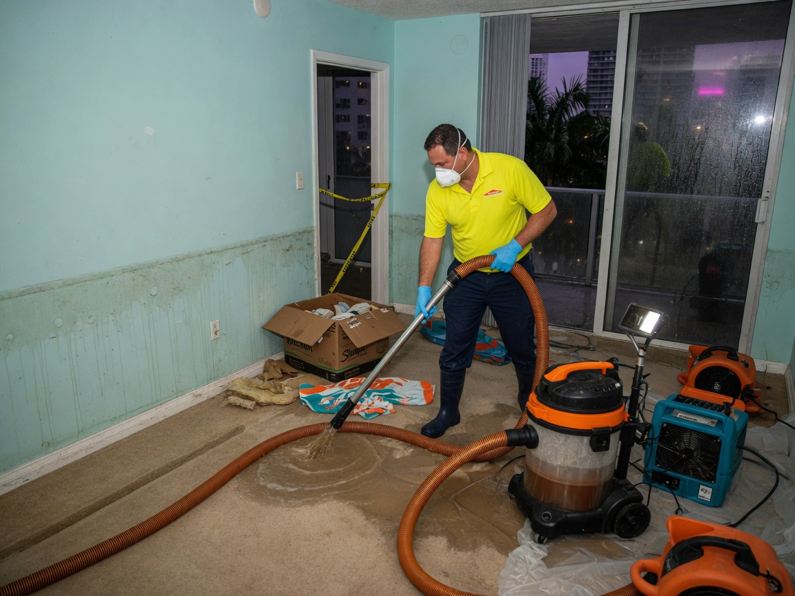 Water Damage Restoration in brickell key