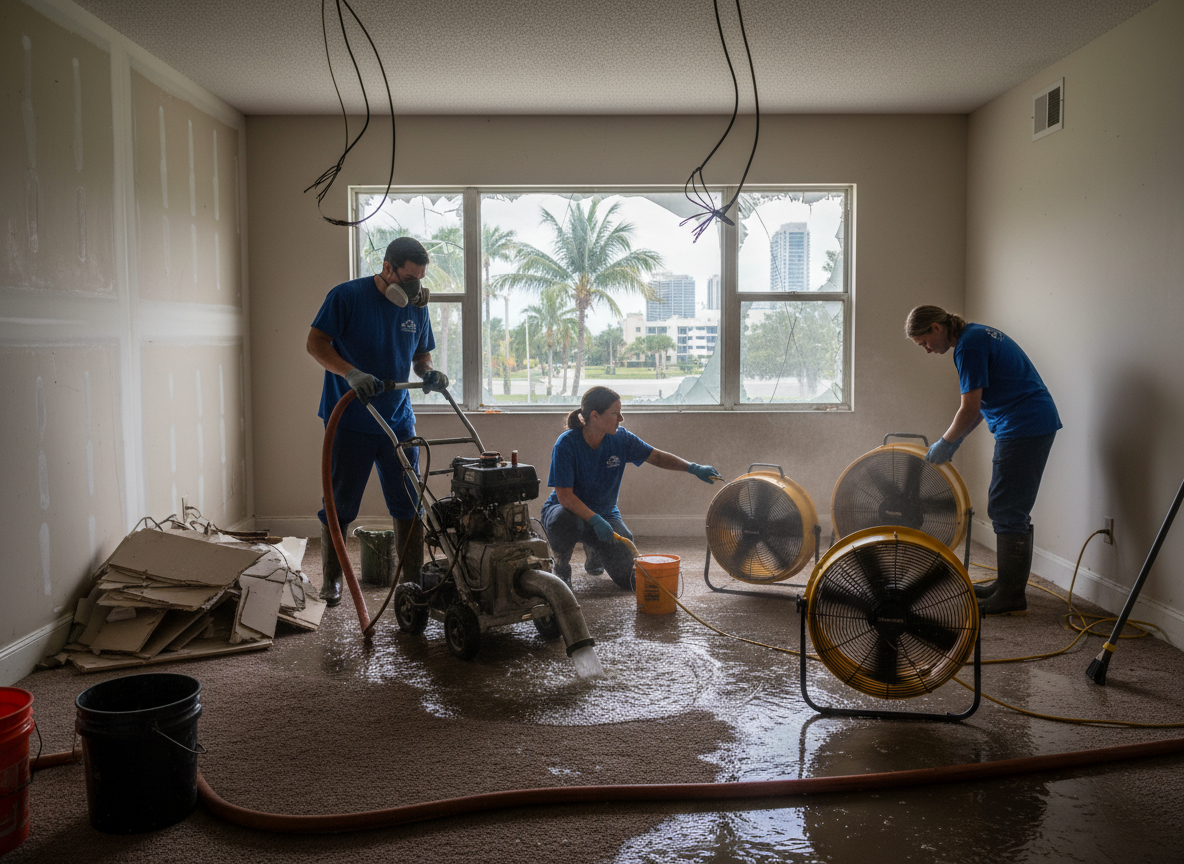 Water Damage Restoration in Tamiami, FL 33144
