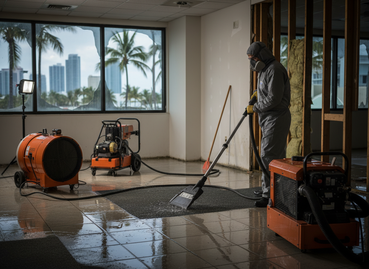 Water Damage Restoration in miami springs