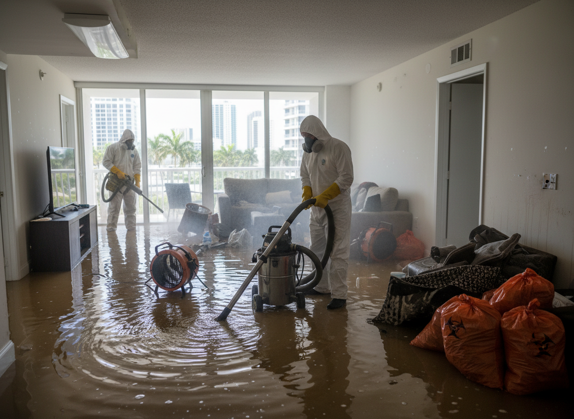 Water Damage Restoration in coral gables
