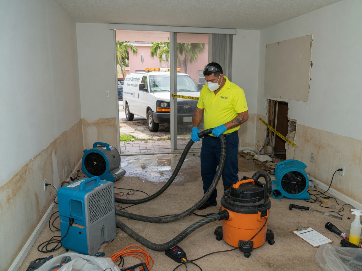 Water Damage Restoration in overtown, FL 33128