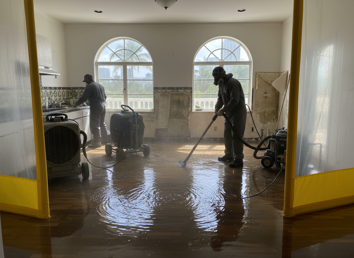 Water Damage Restoration in west flagler